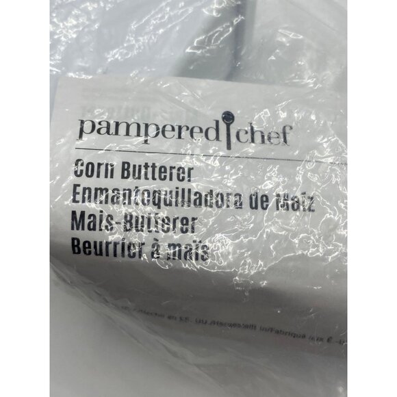 Pampered Chef Corn Butterer White Plastic Kitchen Tool For Smooth Butter Applica - Picture 6 of 6